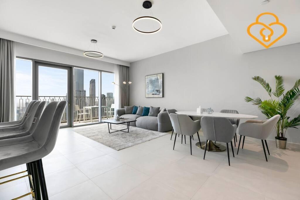 Downtown Views 3 Bedroom W Nanny Full Burj Khalifa View Connected To Dubai Mall Zewnętrze zdjęcie