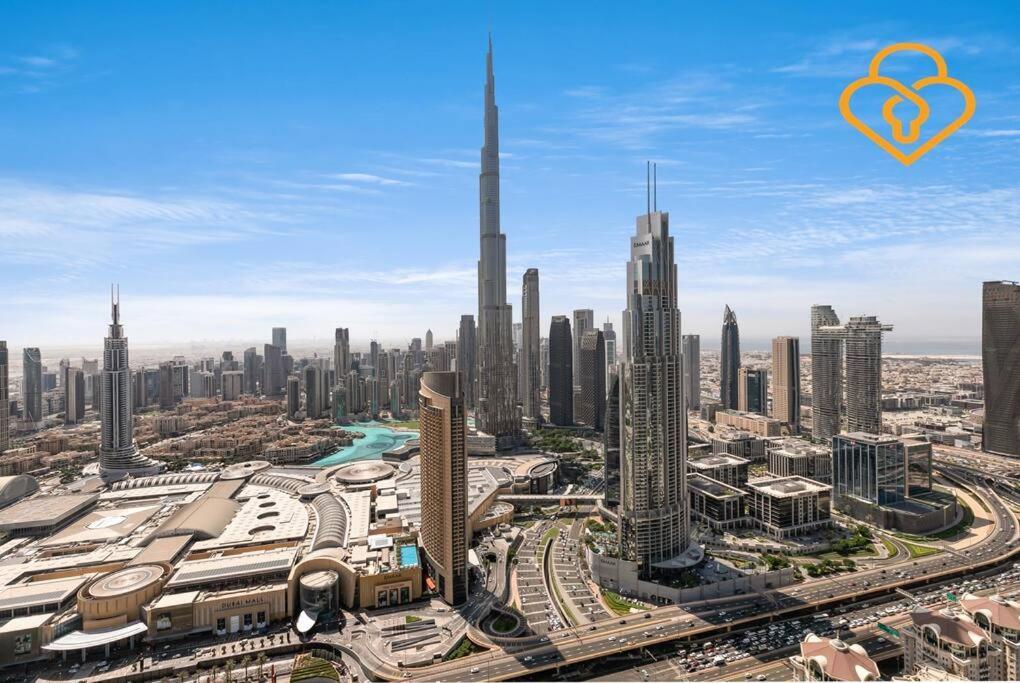 Downtown Views 3 Bedroom W Nanny Full Burj Khalifa View Connected To Dubai Mall Zewnętrze zdjęcie