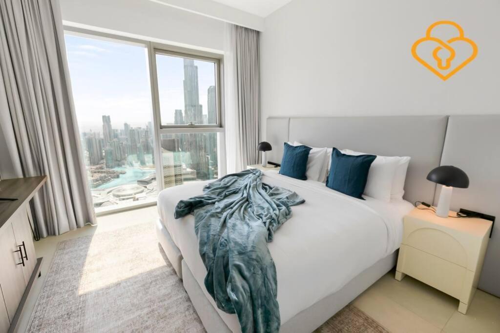 Downtown Views 3 Bedroom W Nanny Full Burj Khalifa View Connected To Dubai Mall Zewnętrze zdjęcie