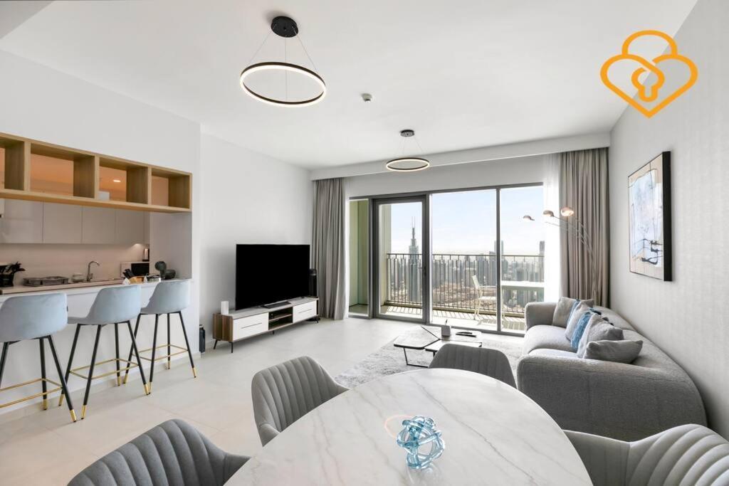 Downtown Views 3 Bedroom W Nanny Full Burj Khalifa View Connected To Dubai Mall Zewnętrze zdjęcie